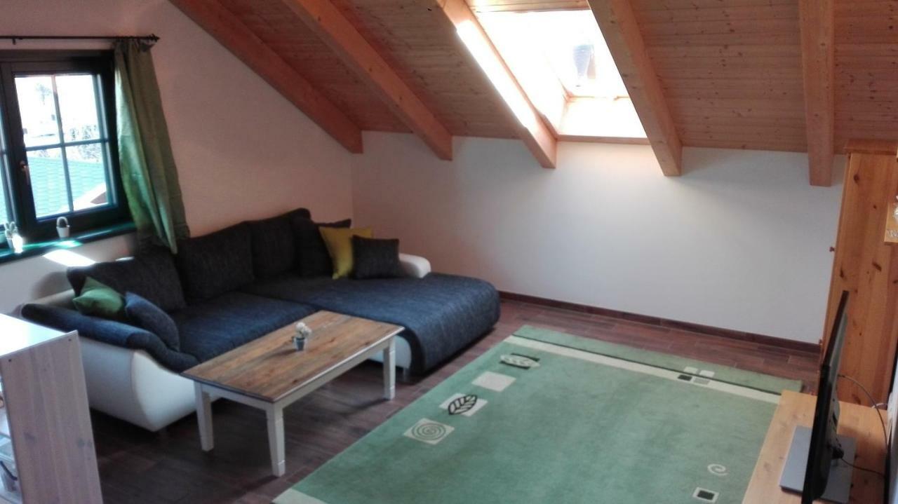 Blockhaus - Ferienwohnung Sunrise Augustusburg Extérieur photo